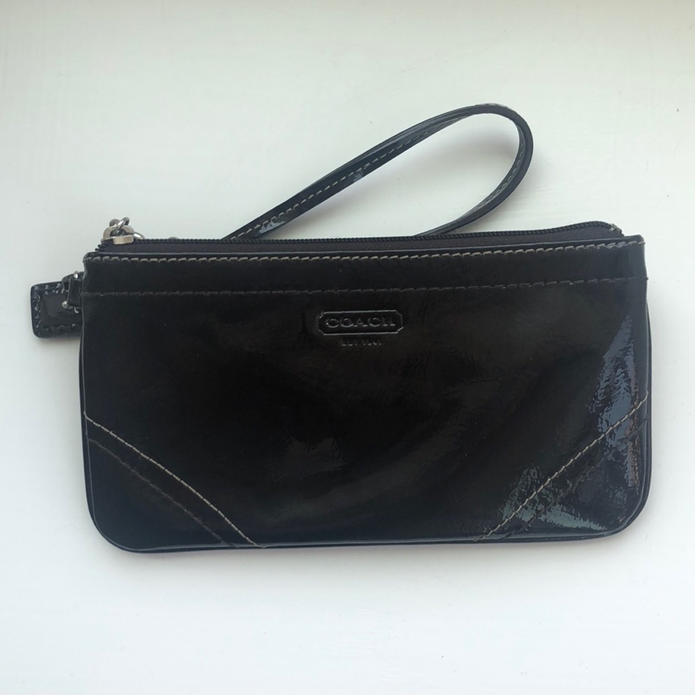 Coach Patent Leather Wristlet